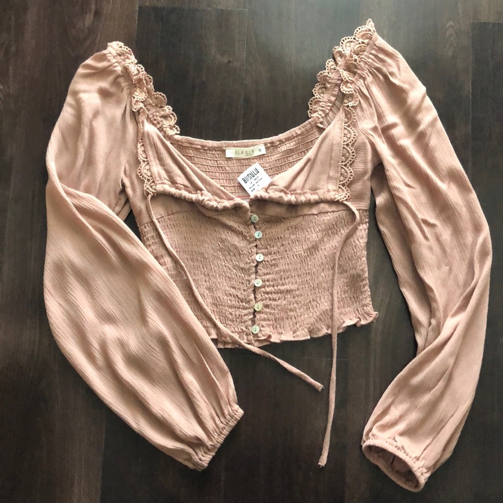 Trendy long sleeve shirt